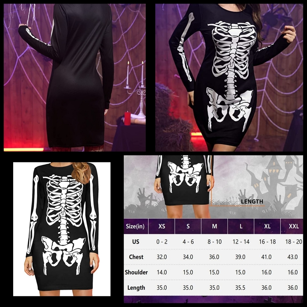 Women's Skeleton Dress